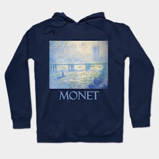 Charing Cross Bridge (London)  by Claude Monet Hoodie